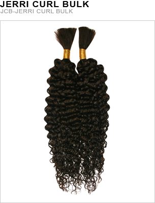 Unique's Human Hair Jerri Curl Bulk 18 Inch - beautygiantusa.com