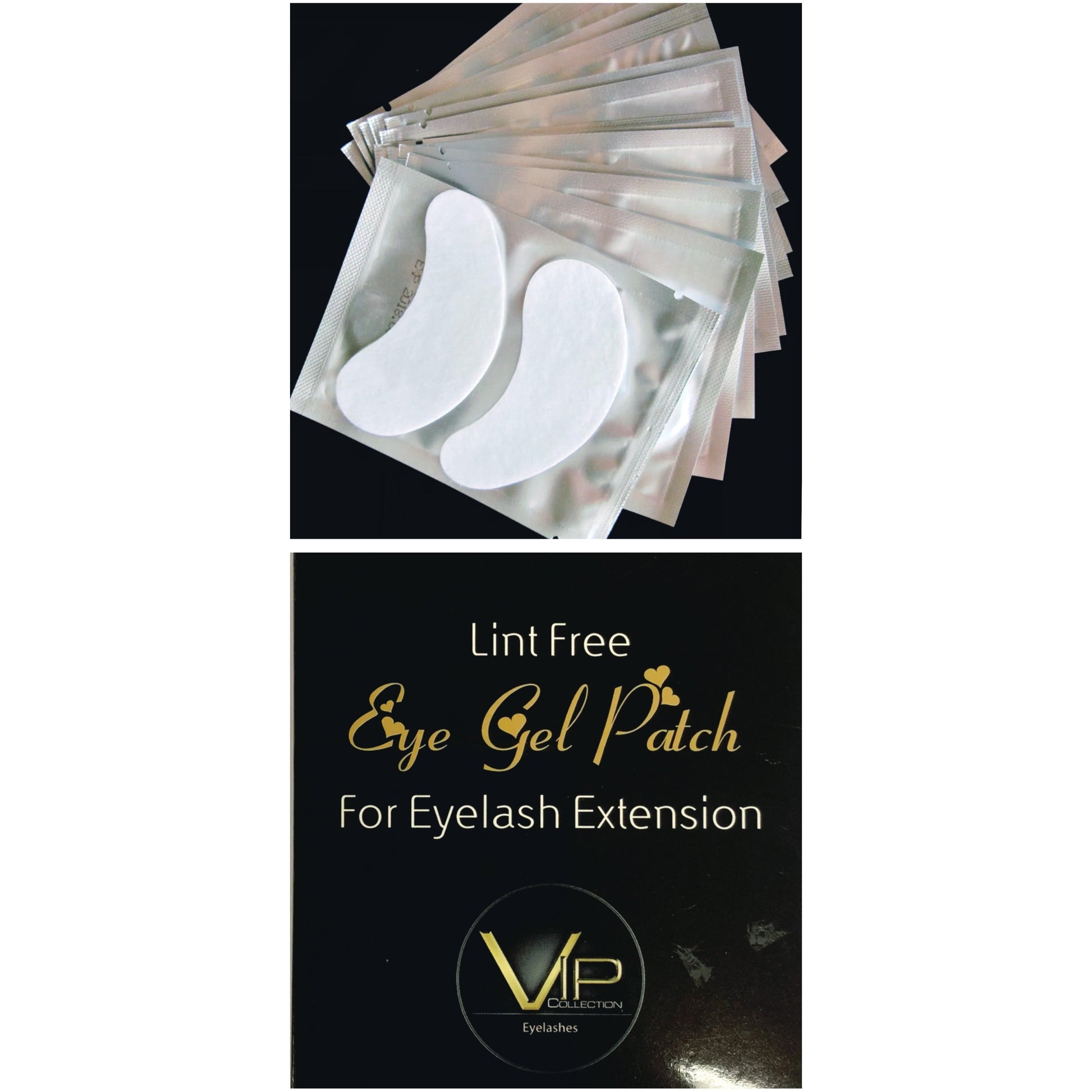 VIP Eyelash accessories - Eye Patches - 10 pack - BeautyGiant USA