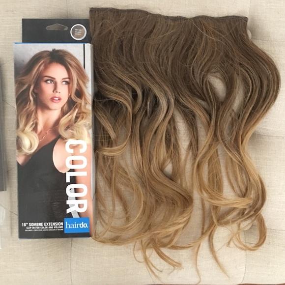 16" Sombre HF Synthetic Hair Extension (1 Piece) | Clip In by Hairdo - BeautyGiant USA