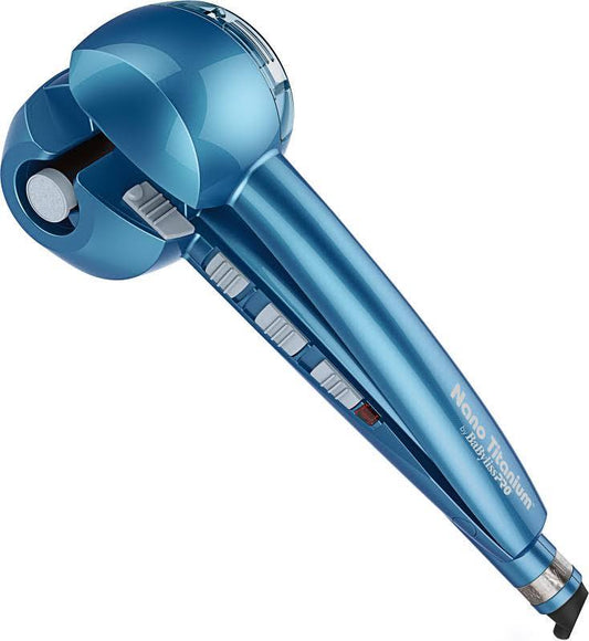Babyliss Pro Nano Miracurl Steamtech Professional Curl Machine, Blue - beautygiantusa.com