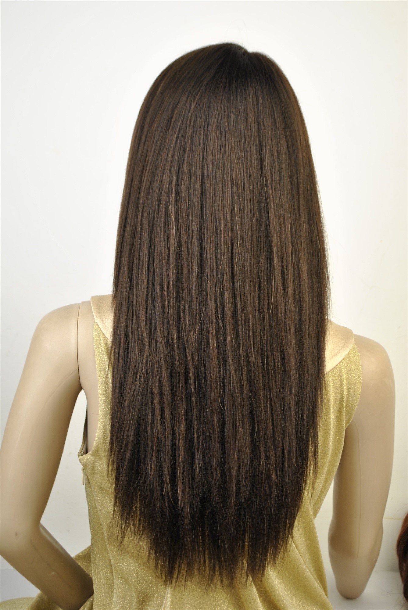 SWISS LACE 100% VIRGIN HUMAN HAIR. SILKY YAKI TEXTURE. 20" - beautygiantusa.com