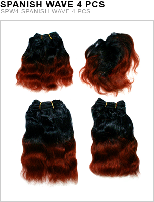 Unique's Human Hair Spanish Wave 4 Piece - beautygiantusa.com