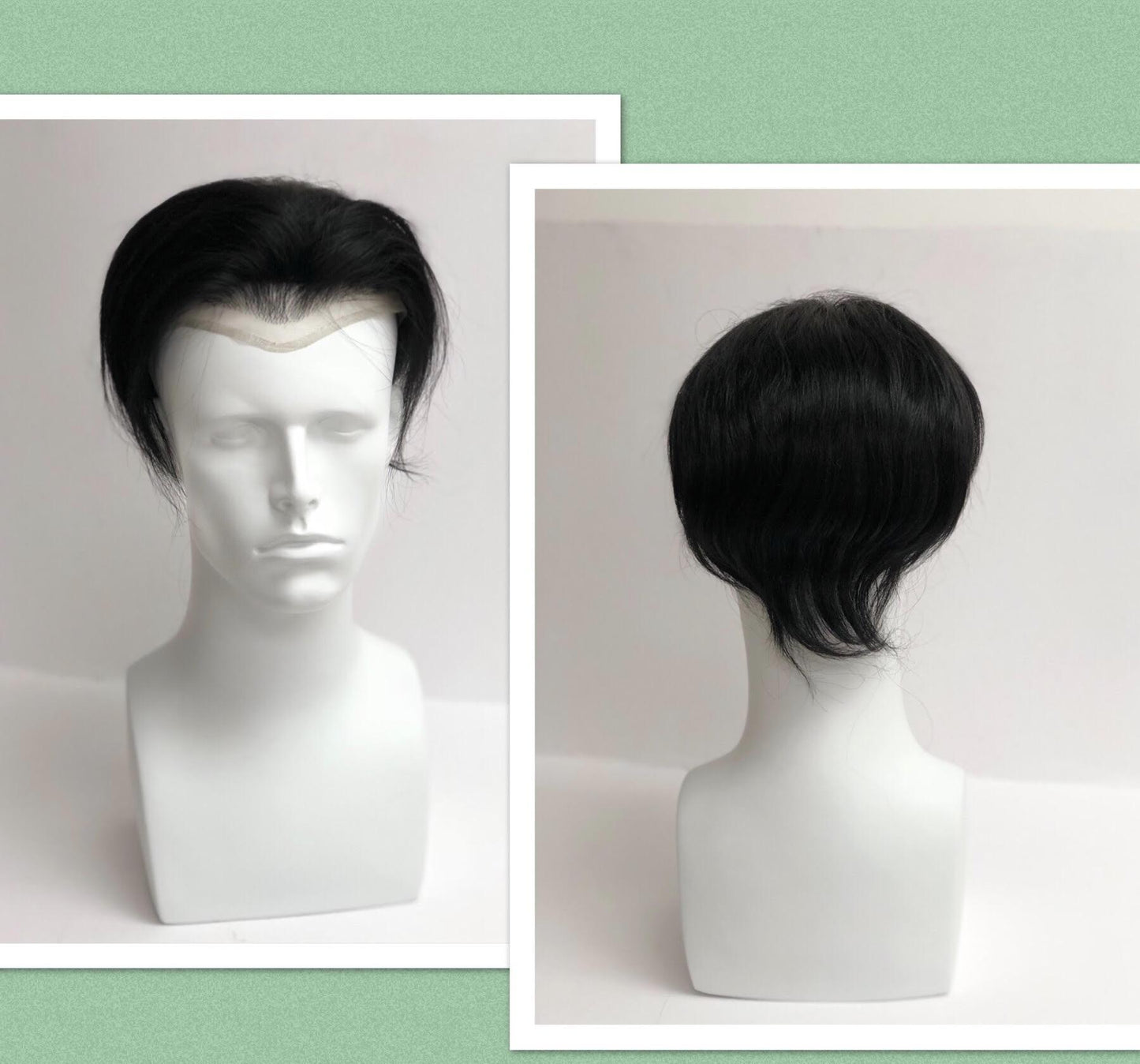 Toupee - Human Hair Full Lace - beautygiantusa.com