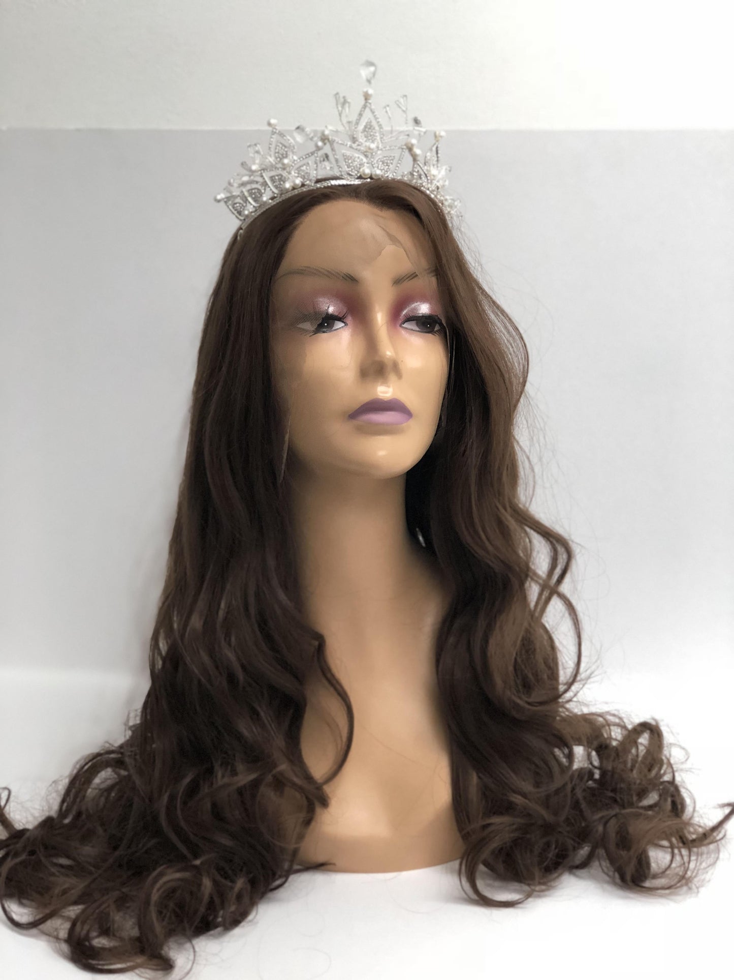 Lace Front Wigs Synthetic Wig Half Hand Tied Replacement Full Wig - beautygiantusa.com