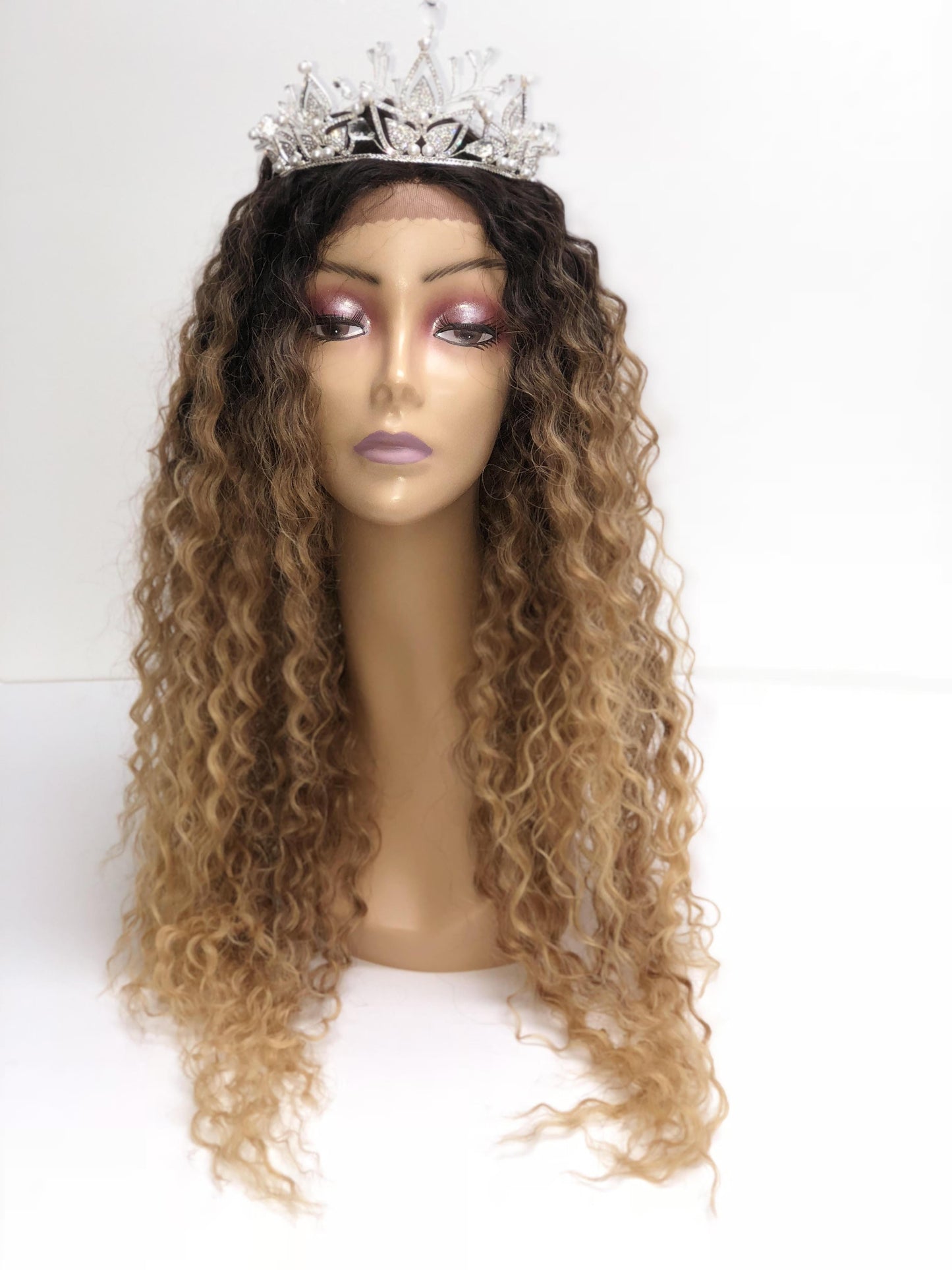 Lace Front Wigs Synthetic Wig Half Hand Tied Replacement Full Wig - beautygiantusa.com