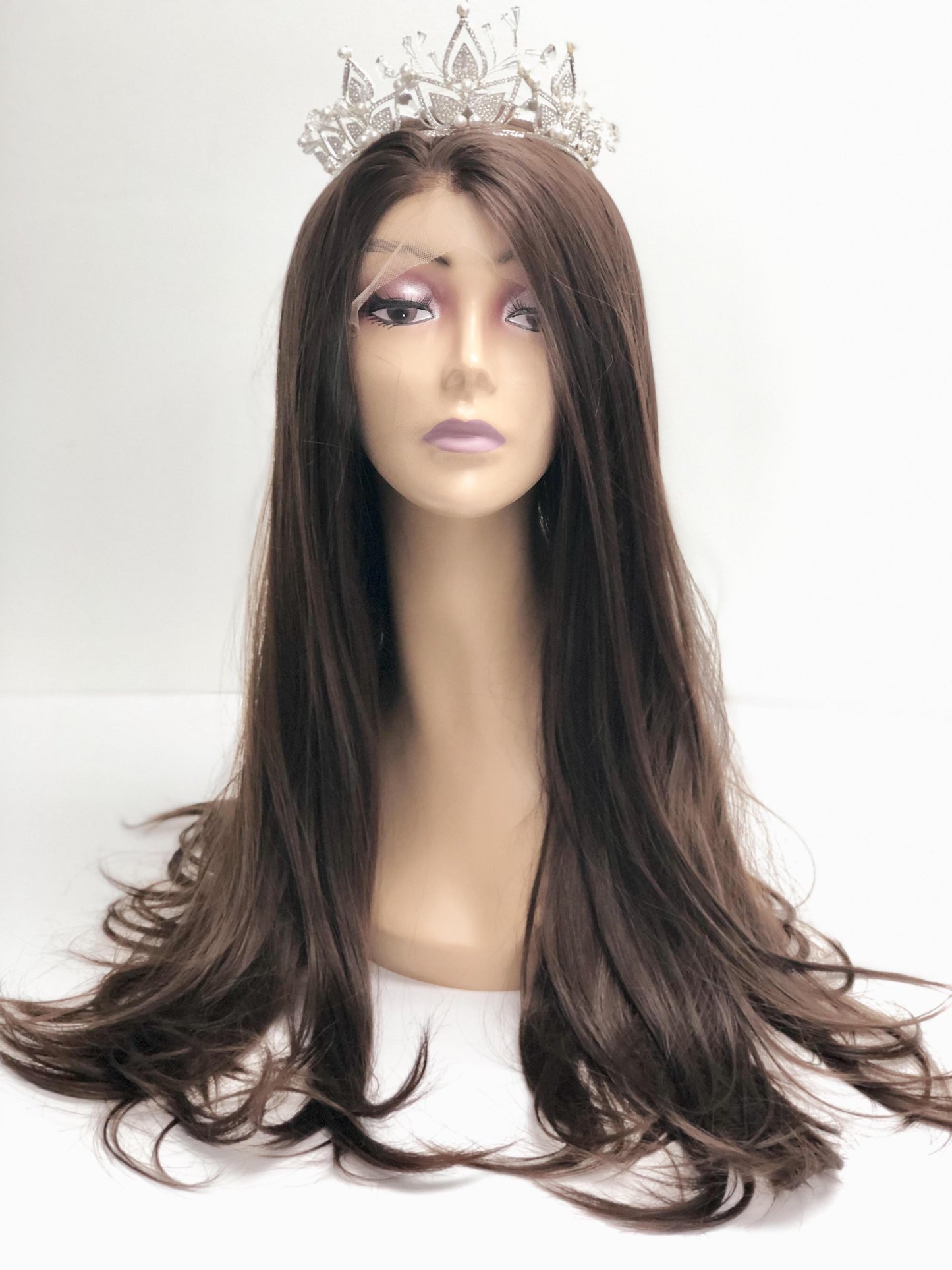 Lace Front Wigs Synthetic Wig Half Hand Tied Replacement Full Wig - beautygiantusa.com