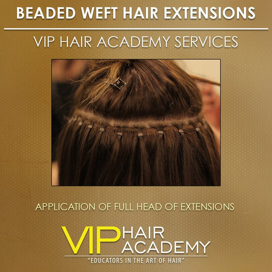 Beaded Micro Weft Hair Extensions Services - beautygiantusa.com